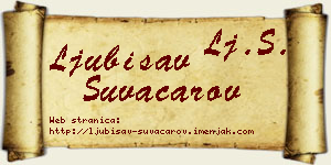 Ljubisav Suvačarov vizit kartica